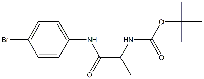 tert-butyl 2-[(4-bromophenyl)amino]-1-methyl-2-oxoethylcarbamate