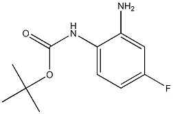 tert-butyl 2-amino-4-fluorophenylcarbamate Structure