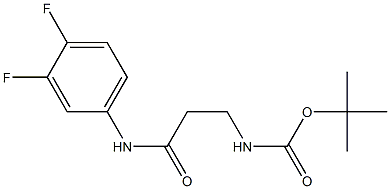 tert-butyl N-{2-[(3,4-difluorophenyl)carbamoyl]ethyl}carbamate