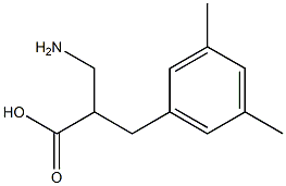 2-Aminomethyl-3-(3,5-dimethylphenyl)propionic acid Structure