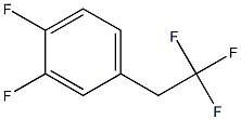 3,4-Difluoro-1-(2,2,2-trifluoroethyl)benzene Structure