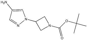 4-Amino-1-(1-Boc-azetidin-3-yl)-1H-pyrazole Structure
