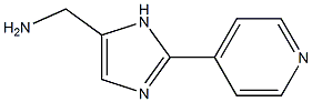 1H-Imidazole-5-methanamine,  2-(4-pyridinyl)- Structure