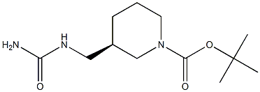 (R)-1-Boc-3-Ureidomethyl-piperidine, 1002359-90-1, 结构式