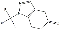 4,5,6,7-tetrahydro-5-oxo-trifluoromethyl-1H-indazole Struktur