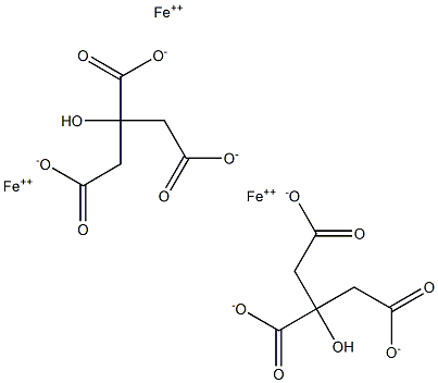 Iron (II) citrate,powder.approx.22% Fe(II).99% Structure