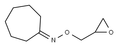 Cycloheptanone O-oxiranylmethyl-oxime Structure
