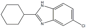 5-Chloro-2-cyclohexyl-1H-benzoimidazole Structure
