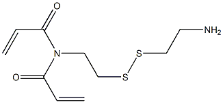 N,N-bis(ACRYLOYL) CYSTAMINE extrapure (BAC) reversible cross-linking agent for polyacrylamide gel electrophoresis Structure