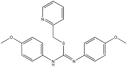 2-pyridinylmethyl N,N'-bis(4-methoxyphenyl)imidothiocarbamate