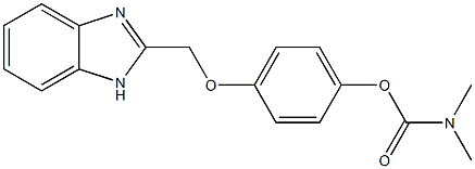 4-(1H-benzimidazol-2-ylmethoxy)phenyl dimethylcarbamate