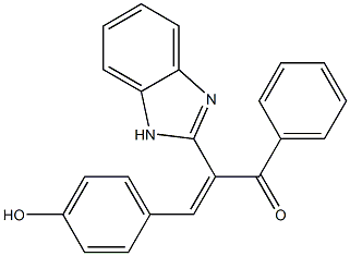 2-(1H-benzimidazol-2-yl)-3-(4-hydroxyphenyl)-1-phenyl-2-propen-1-one
