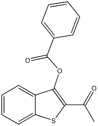 2-acetyl-1-benzothien-3-yl benzoate
