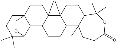 4,5,9,9,14,21,21-heptamethyl-10,25-dioxahexacyclo[18.3.2.0~1,19~.0~4,18~.0~5,15~.0~8,14~]pentacosan-11-one Structure