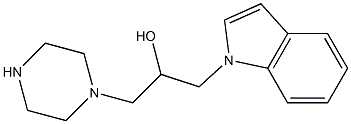 1-(1H-indol-1-yl)-3-(1-piperazinyl)-2-propanol