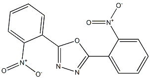 2,5-bis{2-nitrophenyl}-1,3,4-oxadiazole Structure