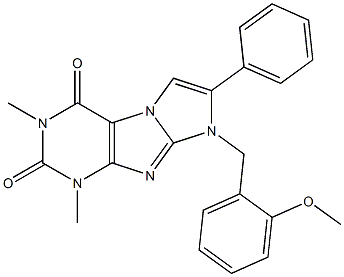 8-(2-methoxybenzyl)-1,3-dimethyl-7-phenyl-1H-imidazo[2,1-f]purine-2,4(3H,8H)-dione