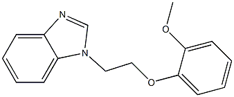 1-[2-(2-methoxyphenoxy)ethyl]-1H-benzimidazole