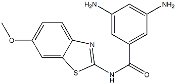 3,5-diamino-N-(6-methoxy-1,3-benzothiazol-2-yl)benzamide
