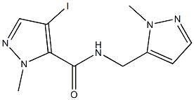 4-iodo-1-methyl-N-[(1-methyl-1H-pyrazol-5-yl)methyl]-1H-pyrazole-5-carboxamide