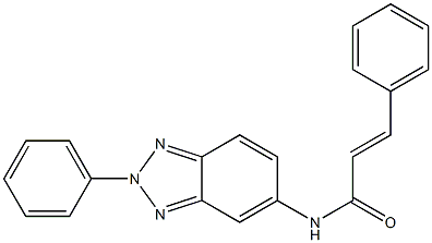 3-phenyl-N-(2-phenyl-2H-1,2,3-benzotriazol-5-yl)acrylamide