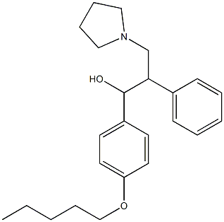 1-[4-(pentyloxy)phenyl]-2-phenyl-3-pyrrolidin-1-ylpropan-1-ol