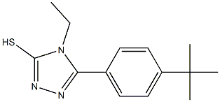  5-(4-tert-butylphenyl)-4-ethyl-4H-1,2,4-triazol-3-yl hydrosulfide