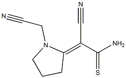  2-cyano-2-[1-(cyanomethyl)-2-pyrrolidinylidene]ethanethioamide