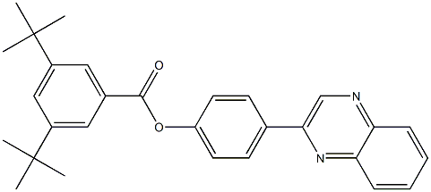 4-(2-quinoxalinyl)phenyl 3,5-ditert-butylbenzoate