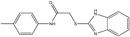 2-(1H-benzimidazol-2-ylsulfanyl)-N-(4-methylphenyl)acetamide|