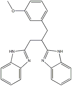 2-[2-(1H-benzimidazol-2-yl)-1-(3-methoxybenzyl)ethyl]-1H-benzimidazole