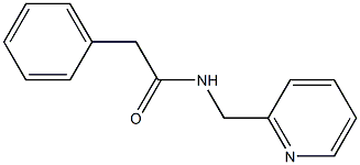 2-phenyl-N-(2-pyridinylmethyl)acetamide Structure