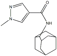 N-(2-adamantyl)-1-methyl-1H-pyrazole-4-carboxamide Struktur