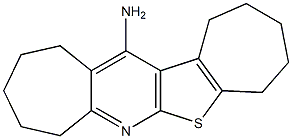 1,2,3,4,5,8,9,10,11,12-decahydrocyclohepta[b]cyclohepta[4,5]thieno[3,2-e]pyridin-13-ylamine Structure