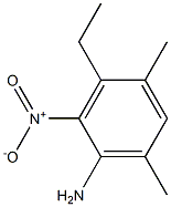 3-ethyl-4,6-dimethyl-2-nitroaniline Struktur
