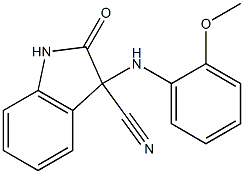 3-(2-methoxyanilino)-2-oxoindoline-3-carbonitrile