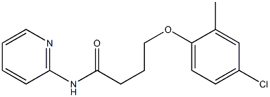 4-(4-chloro-2-methylphenoxy)-N-(2-pyridinyl)butanamide