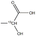 L-Lactic  acid-2-13C  solution  sodium  salt Structure
