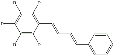 trans/trans-1-Phenyl-d5-4-phenyl-1,3-butadiene Structure