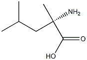 (2S)-2-amino-2,4-dimethyl-pentanoic acid Struktur