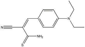 (Z)-2-cyano-3-[4-(diethylamino)phenyl]-2-propenethioamide