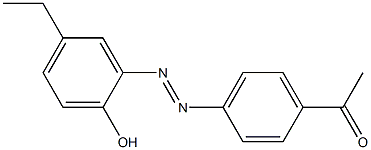 1-{4-[(E)-2-(5-ethyl-2-hydroxyphenyl)diazenyl]phenyl}-1-ethanone