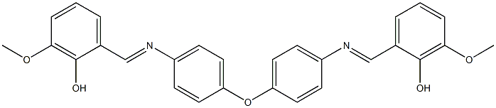 2-({[4-(4-{[(E)-(2-hydroxy-3-methoxyphenyl)methylidene]amino}phenoxy)phenyl]imino}methyl)-6-methoxyphenol