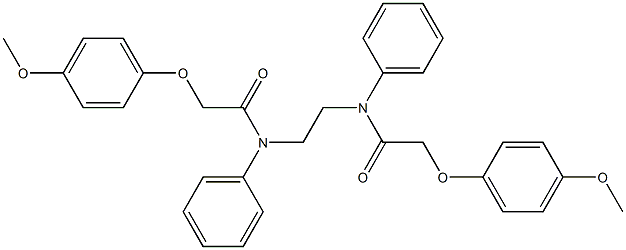 2-(4-methoxyphenoxy)-N-(2-{[2-(4-methoxyphenoxy)acetyl]anilino}ethyl)-N-phenylacetamide