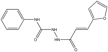 2-[(E)-3-(2-furyl)-2-propenoyl]-N-phenyl-1-hydrazinecarboxamide Structure