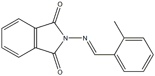 2-{[(E)-(2-methylphenyl)methylidene]amino}-1H-isoindole-1,3(2H)-dione