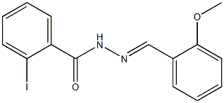 2-iodo-N'-[(E)-(2-methoxyphenyl)methylidene]benzohydrazide