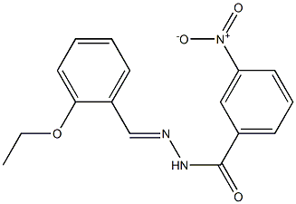  N'-[(E)-(2-ethoxyphenyl)methylidene]-3-nitrobenzohydrazide