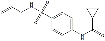 N-{4-[(allylamino)sulfonyl]phenyl}cyclopropanecarboxamide|