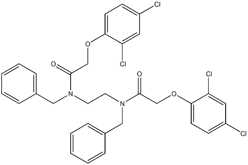 N-benzyl-N-(2-{benzyl[2-(2,4-dichlorophenoxy)acetyl]amino}ethyl)-2-(2,4-dichlorophenoxy)acetamide